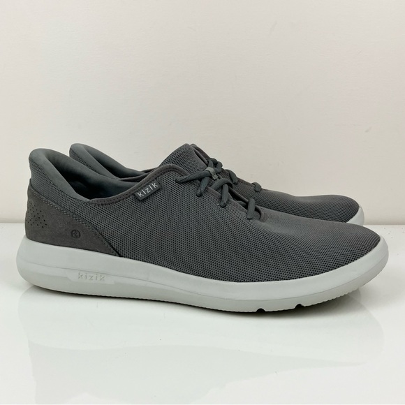 Kizik Men’s Size 13.0 Madrid Eco Knit Gray Casual Athletic Shoes Lace Up main image 5